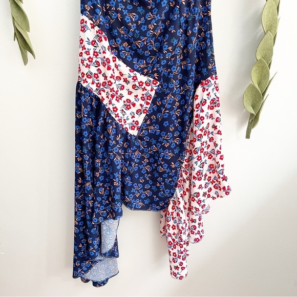 Lulu’s Floral Strapless Midi Dress - Picture 13 of 15